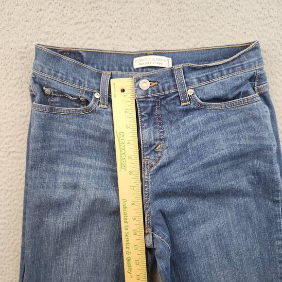 Levi's 512 Jeans Womens 10 Misses Blue Perfectly Slimming Boot Cut Stretch Denim - Picture 6 of 12